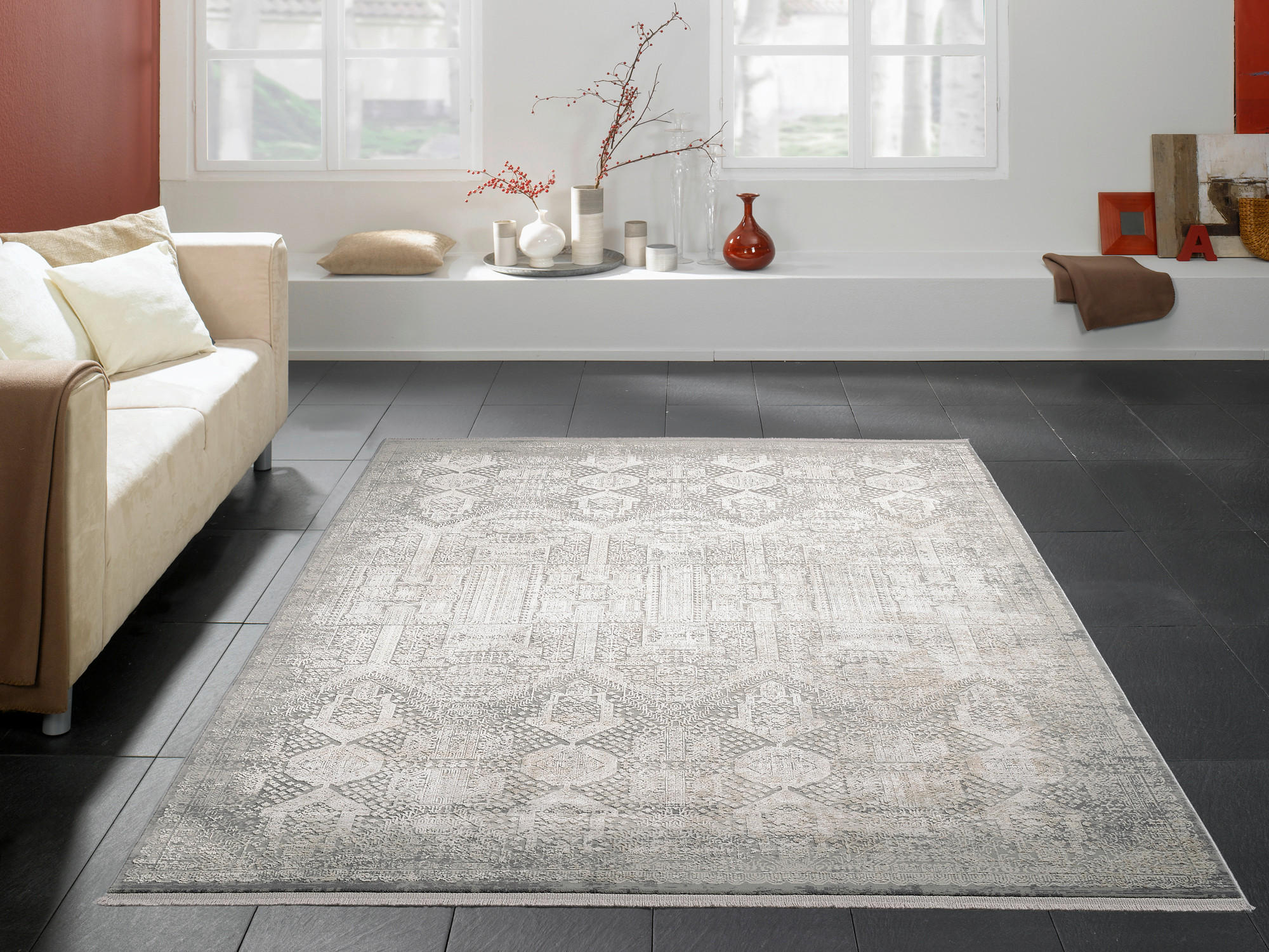 WEBTEPPICH 120/180 cm  - Gelb, Design, Textil (120/180cm) - Musterring