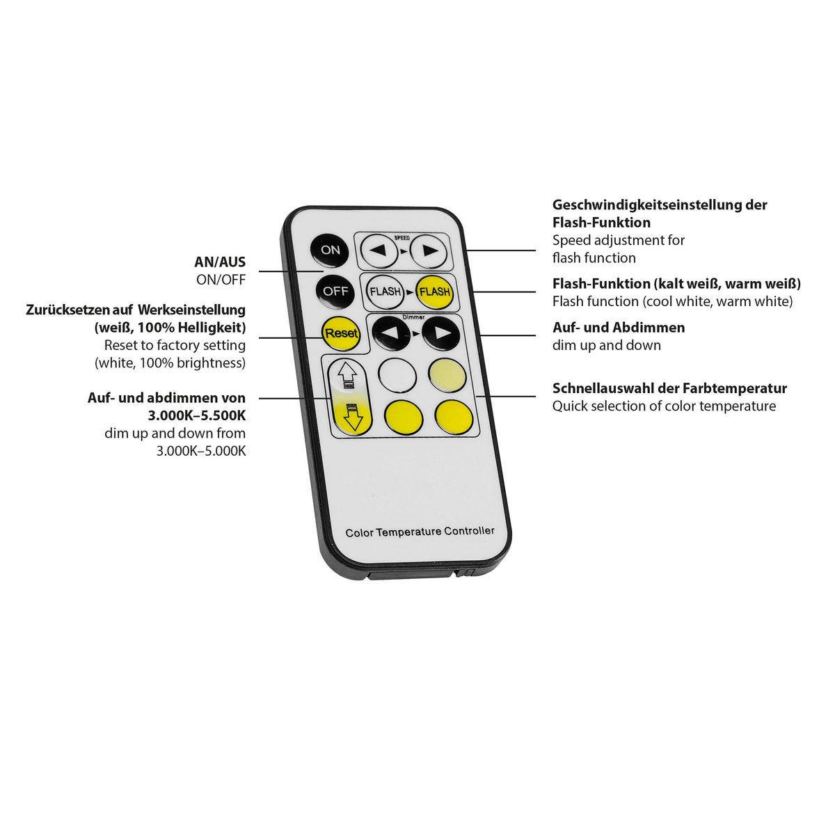 LED-STRIP CCT BEWEGUNGSSENSOR TEANIA 500/1,5/0,5 cm   - Transparent/Weiß, Design, Kunststoff/Metall (500/1,5/0,5cm) - P & B