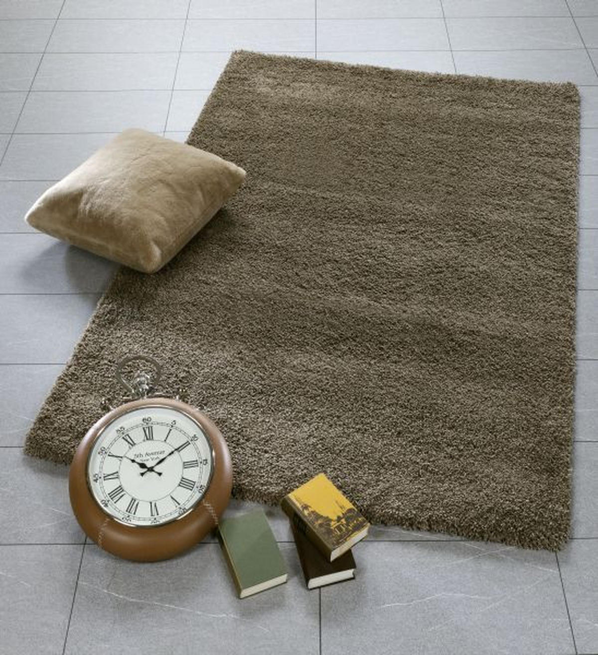 HOCHFLORTEPPICH 240/290 cm Fantasy Shaggy Hellbraun  - Hellbraun, Basics, Textil (240/290cm) - Novel