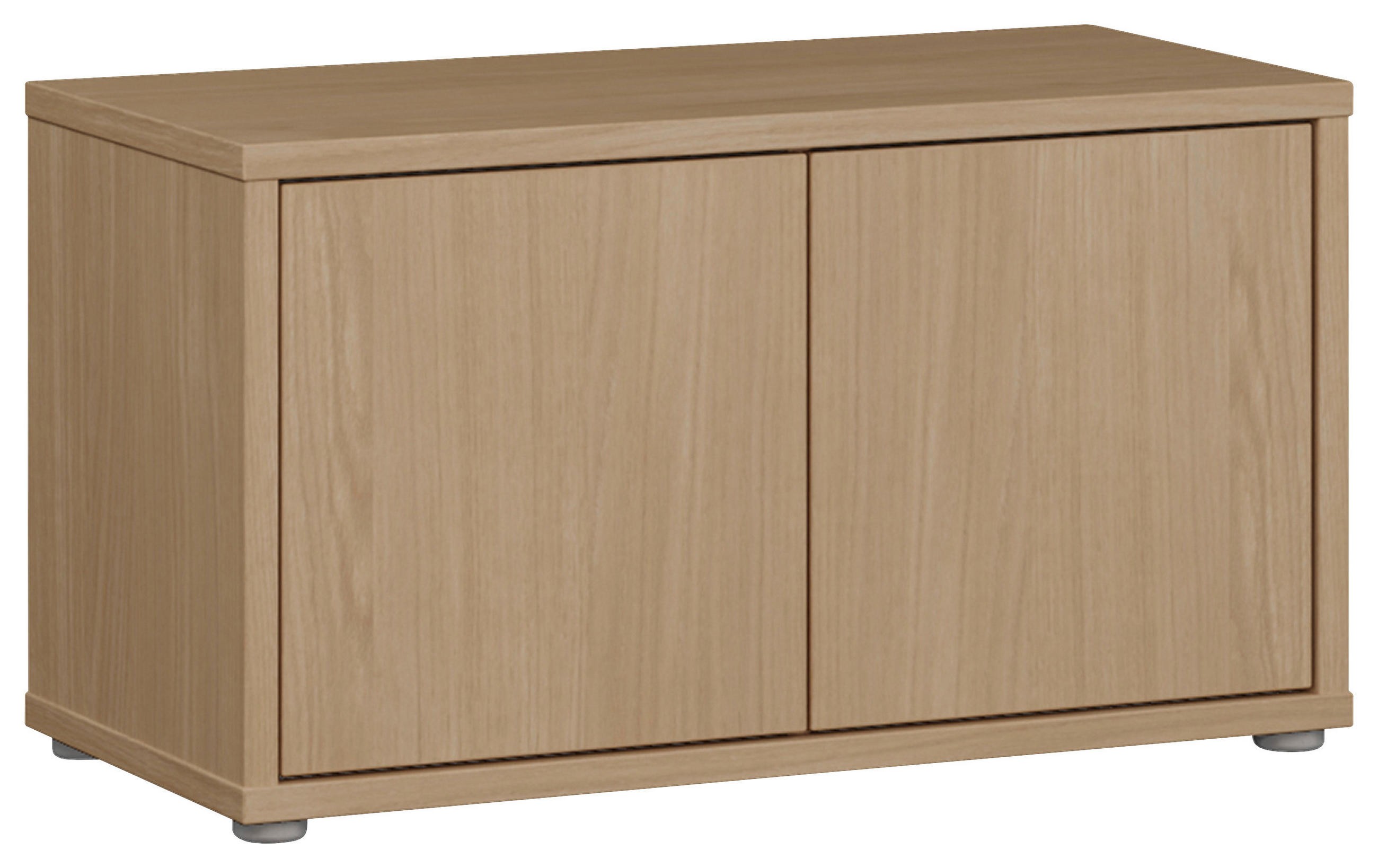 GARDEROBENBANK - Eichefarben/Grau, MODERN, Kunststoff (74,5/41,5/34,9cm) - Carryhome