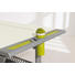 JUGENDSCHREIBTISCH Eiche Eichefarben, Limette, Silberfarben - Eichefarben/Limette, Design, Metall (120/70cm) - Paidi