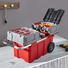 WERKZEUGBOX 220244 - Rot/Schwarz, KONVENTIONELL, Kunststoff (61,6/37,8/41,5cm) WERKZEUGBOX 220244 - Rot/Schwarz, KONVENTIONELL, Kunststoff (61,6/37,8/41,5cm)