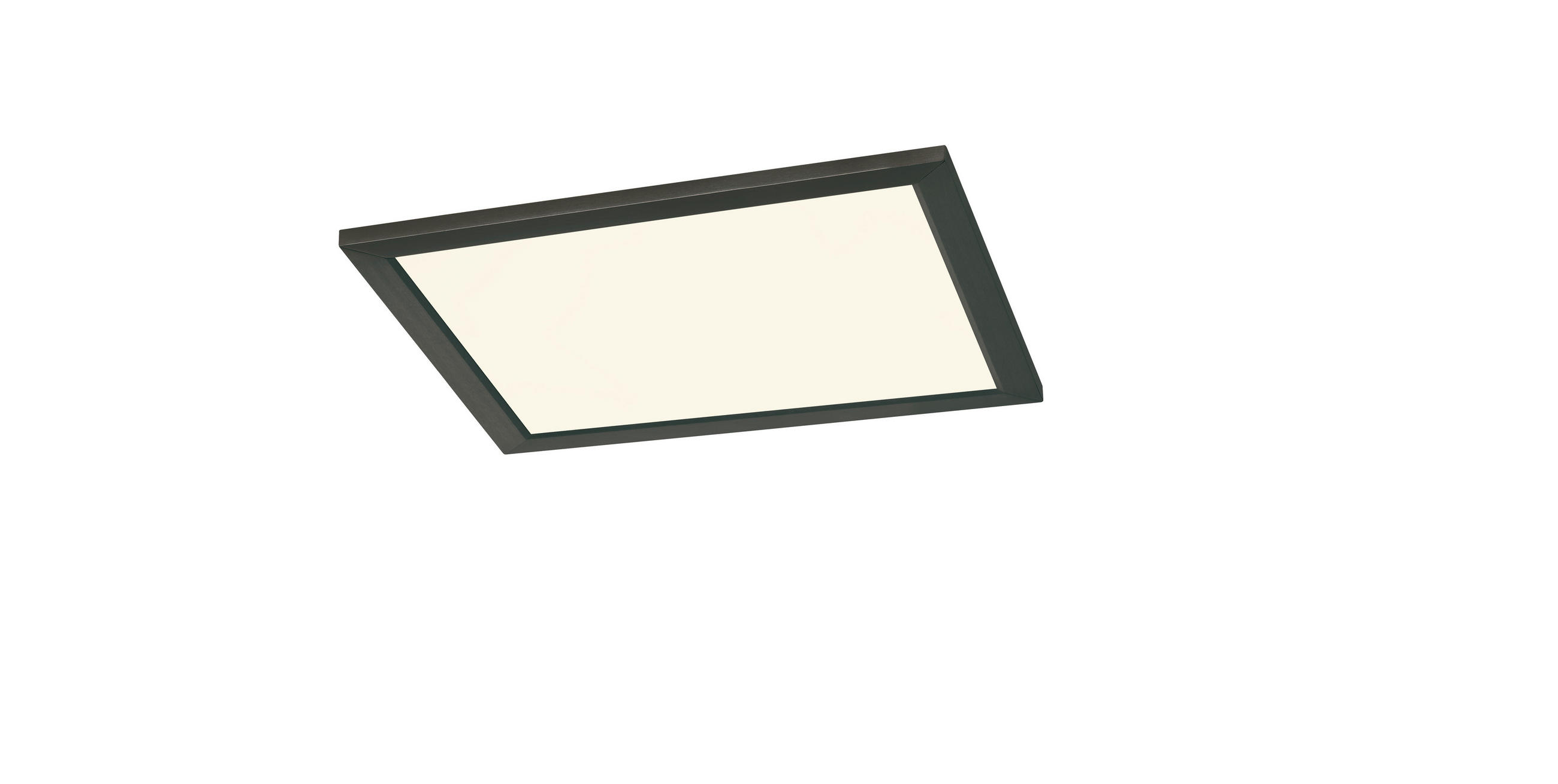 LED-DECKENLEUCHTE   - Schwarz/Weiß, Design, Kunststoff/Metall (30/4,2/30cm) - Trio Leuchten
