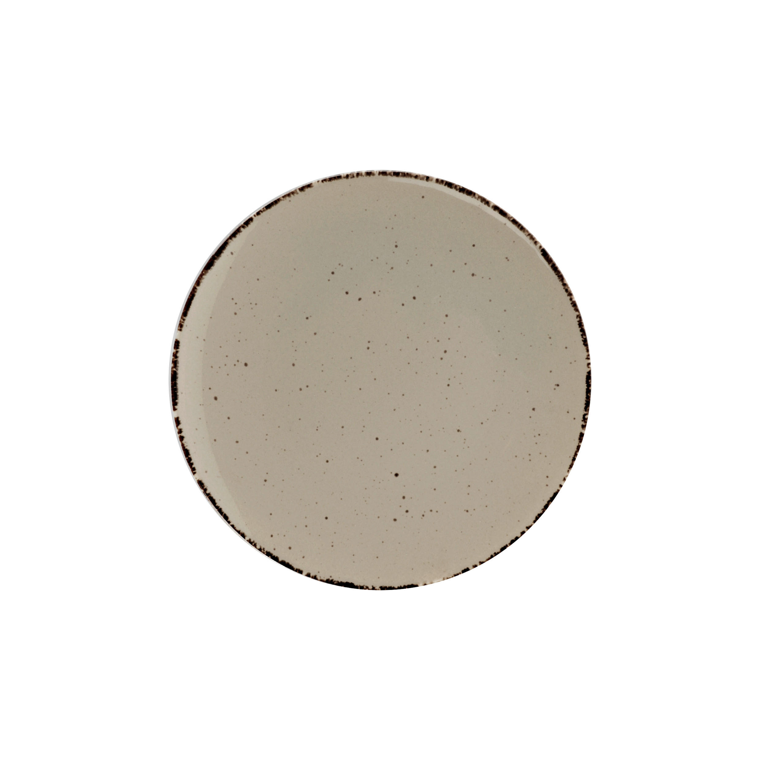 Porzellan DESSERTTELLER rund - Taupe, LIFESTYLE, Keramik (21,5cm) - Landscape