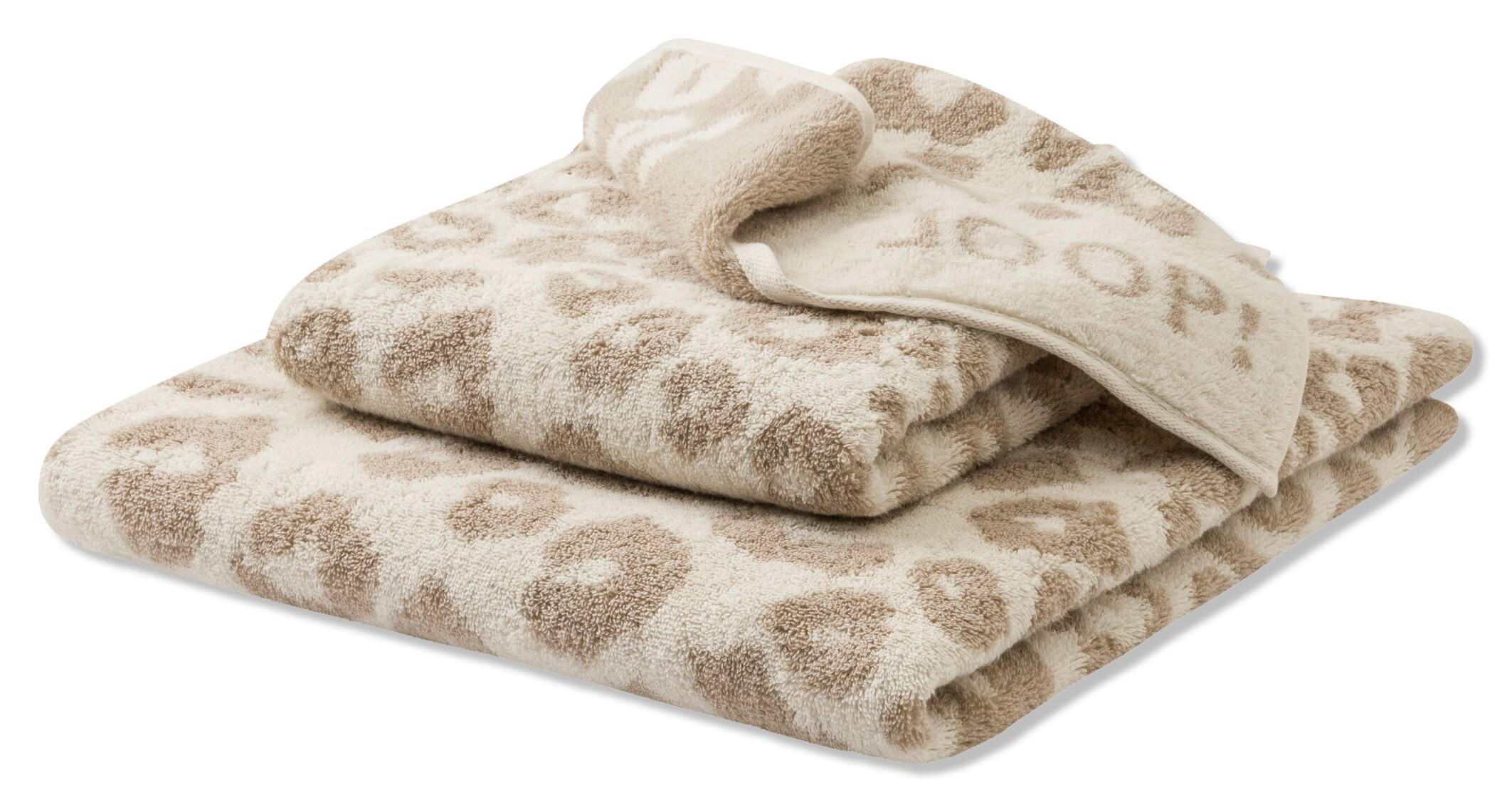 Thumbnail - Joop! Duschtuch Leo, Beige, Textil, Animalprint, 80x150 cm, Made in Germany, Oeko-Tex® Standard 100, saugfähig, Aufhänge...