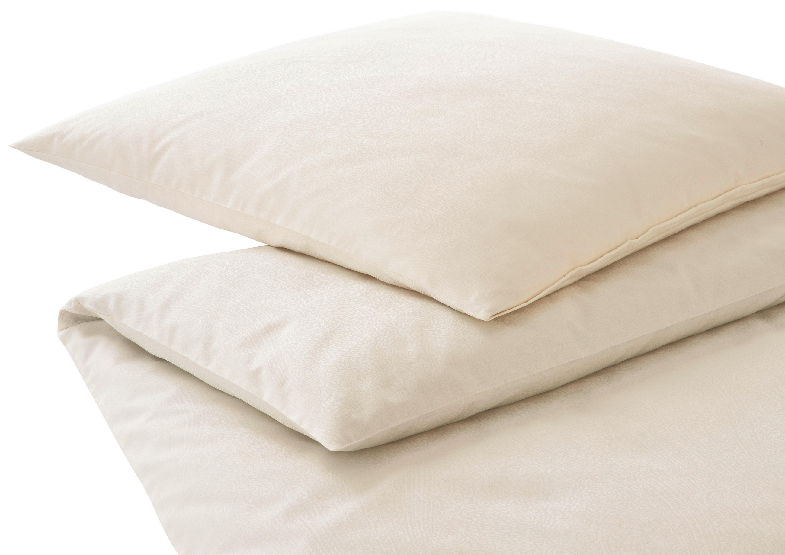 POSTELJNINA 200/200 cm žakar krem barve  - krem barve, Konvencionalno, tekstil (200/200cm) - Elegante