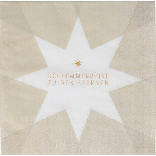 SERVIETTE   16,6/16,6/3,1 cm  - Weiss, Basics, Papier (16,6/16,6/3,1cm)