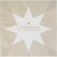 SERVIETTE   16,6/16,6/3,1 cm  - Weiss, Basics, Papier (16,6/16,6/3,1cm)