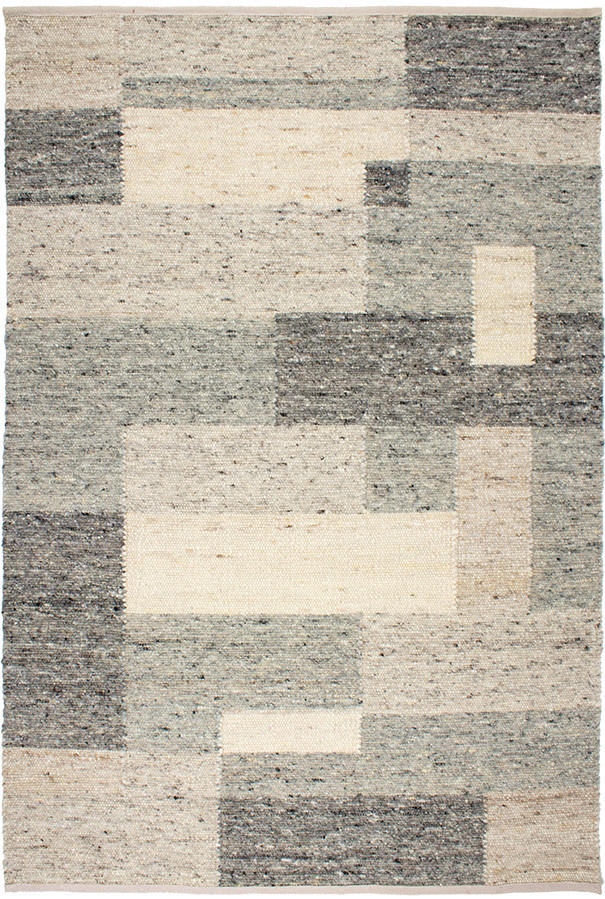 HANDWEBTEPPICH 130/190 cm Freising  - Weiss/Beige, Konventionell, Textil (130/190cm) - Linea Natura