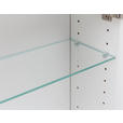 SPIEGELSCHRANK 60/66/20 cm - Edelstahlfarben/Weiß, KONVENTIONELL, Glas/Holzwerkstoff (60/66/20cm) - Xora