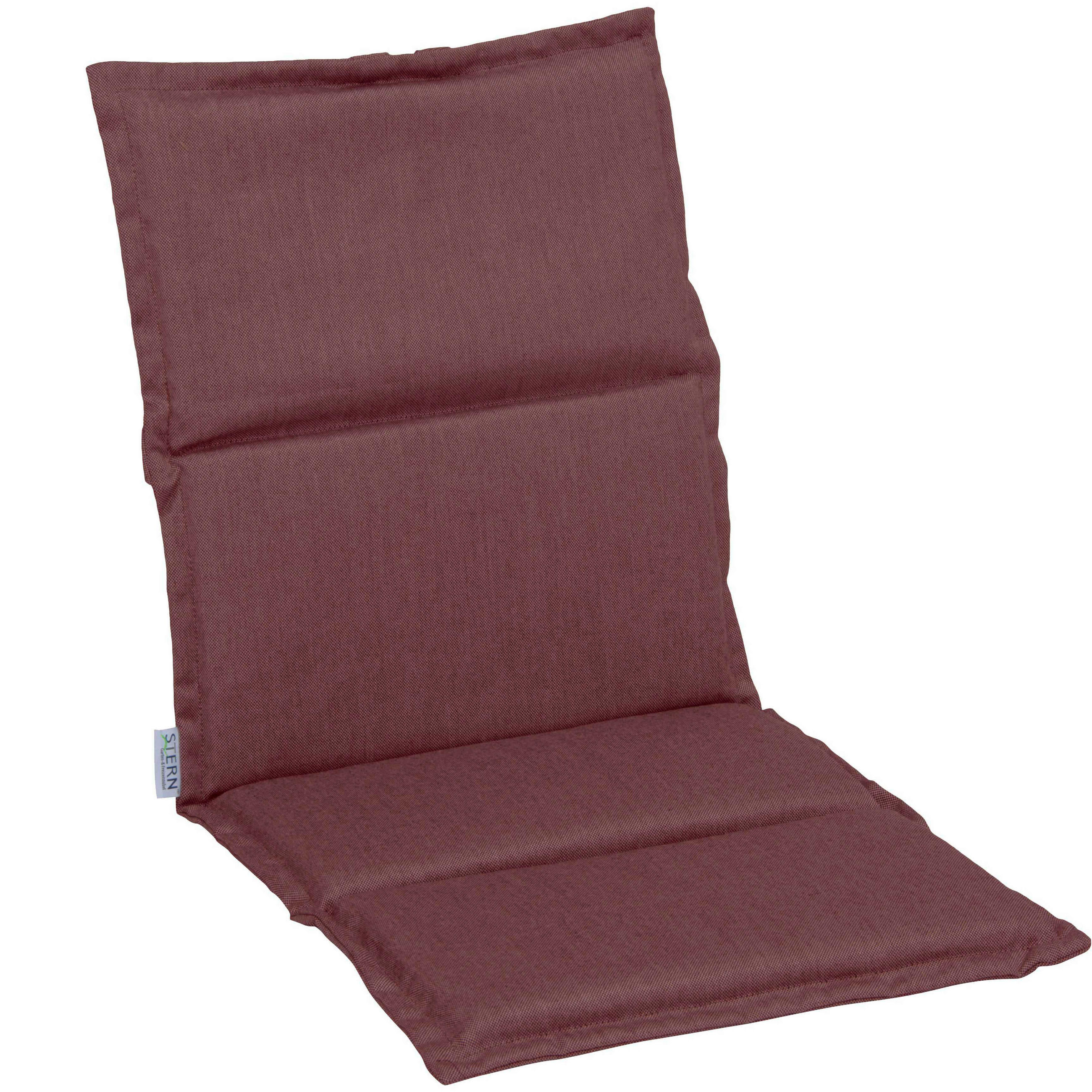 SESSELAUFLAGE in Dunkelrot  - Dunkelrot, Basics, Textil (50/115cm) - Stern