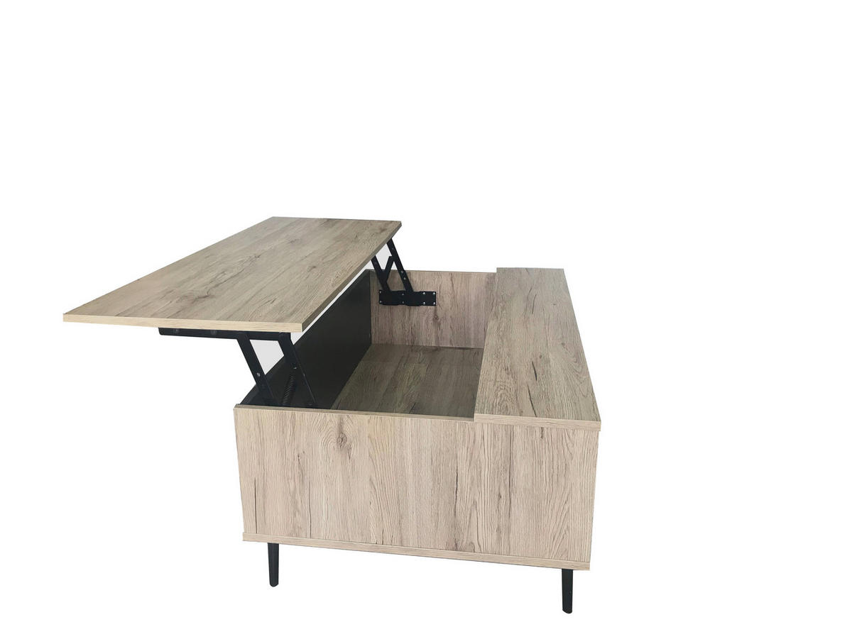 COUCHTISCH in Metall, Holzwerkstoff 100/58/39 cm  - Anthrazit/Schwarz, Design, Holzwerkstoff/Metall (100/58/39cm) - Livetastic