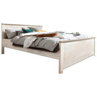 BETT 180/200 cm,  in Weiß, Eichefarben,  - Eichefarben/Weiß, Design (180/200cm) - SetOne by Musterring