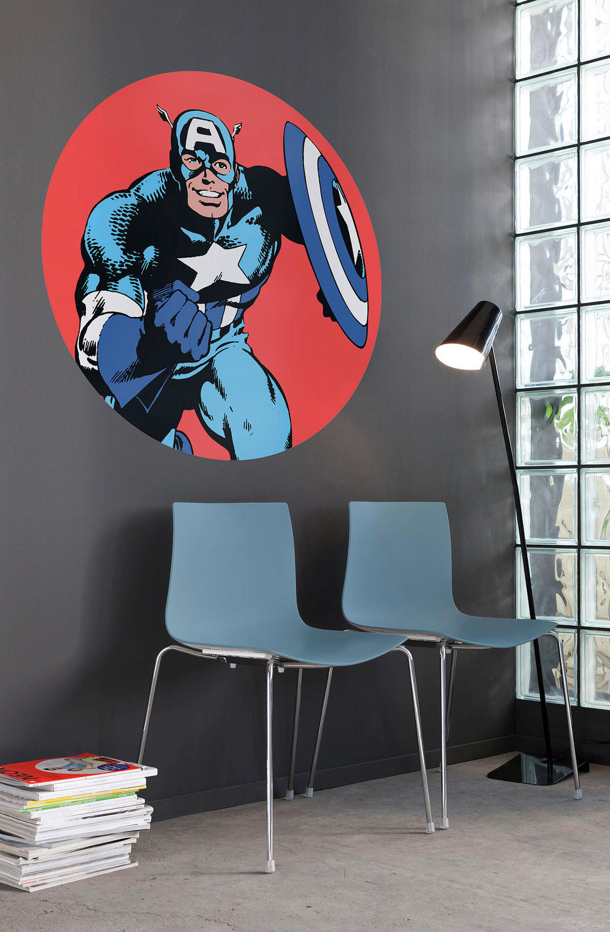 VLIESTAPETE Captain America  - Basics (125/125/cmcm) - Marvel