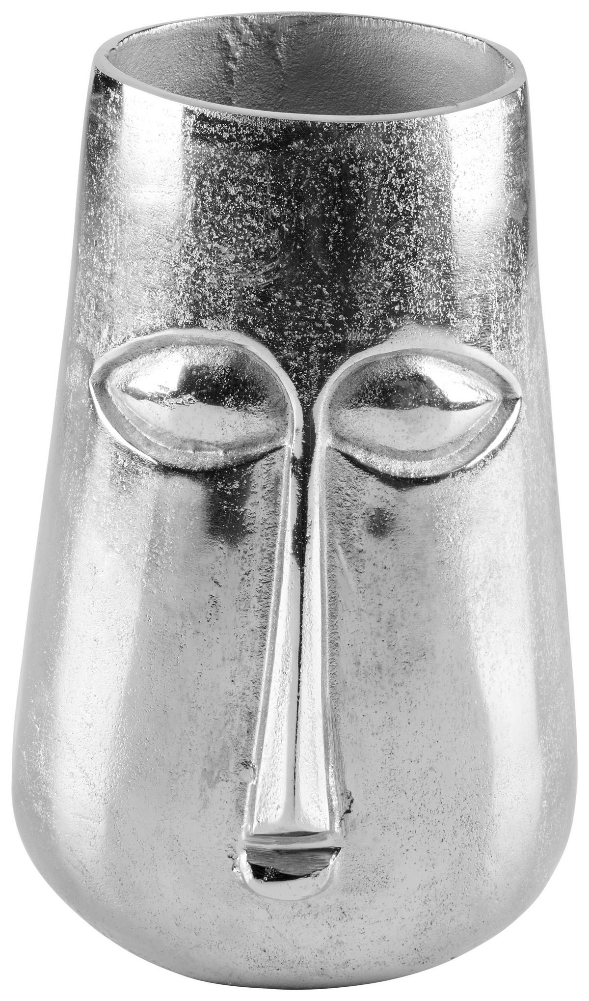 VAZA   18/28/16 cm   metal  - boja nikla, Dizajnerski, metal (18/28/16cm) - Ambia Home