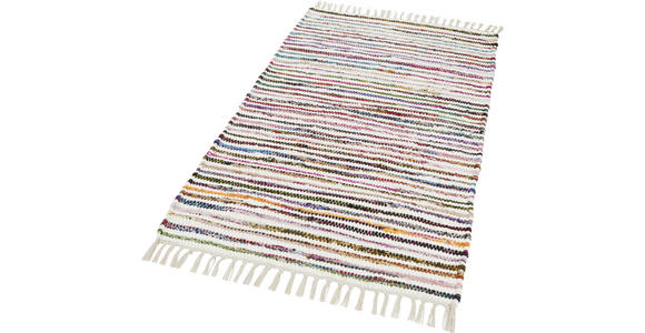 FLECKERLTEPPICH 80/150 cm Mirella  - Multicolor/Weiß, Basics, Textil (80/150cm) - Boxxx