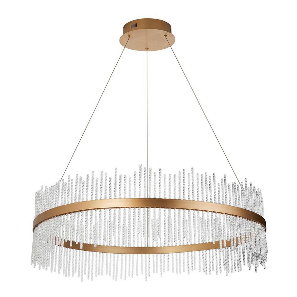 PENDELLEUCHTE 89/45-165 cm  - Goldfarben, KONVENTIONELL, Metall (89/45-165cm) - ENDON