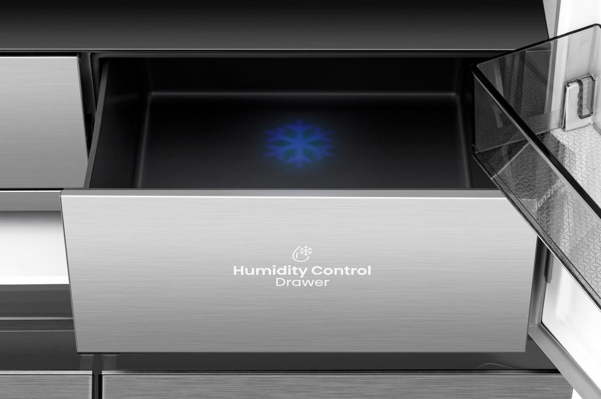 FRENCH-DOOR RQ5P605NSVE  - Edelstahlfarben, Trend (91,1/190/60cm) - Hisense