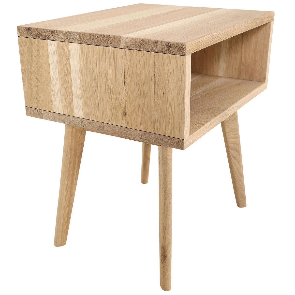 NACHTSCHRANK 50/55/40 cm Eiche massiv  - Eichefarben, Natur, Holz (50/55/40cm) - Landscape