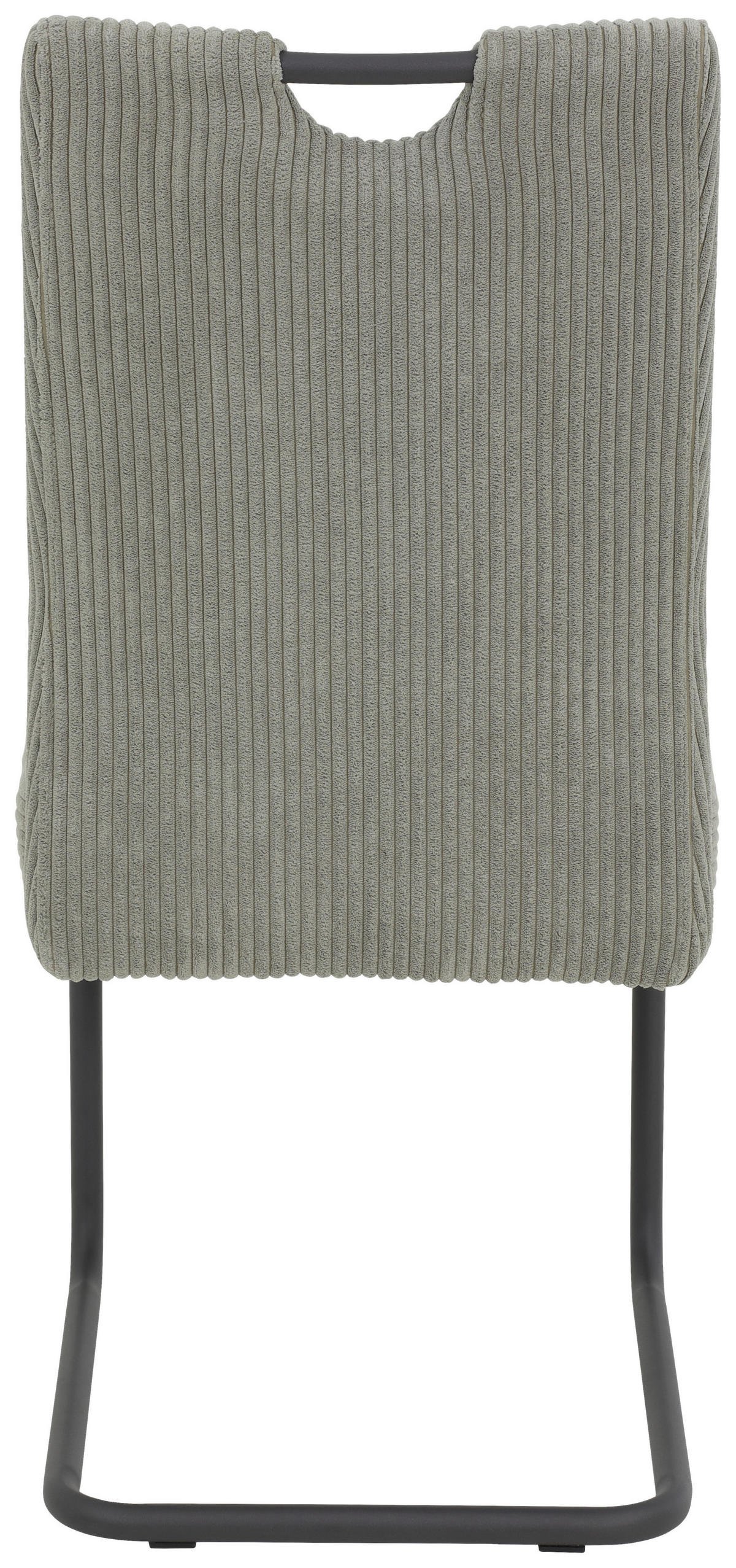 SCHWINGSTUHL  in Eisen Cord  - Schwarz/Grau, MODERN, Textil/Metall (47/99/63cm) - Boxxx