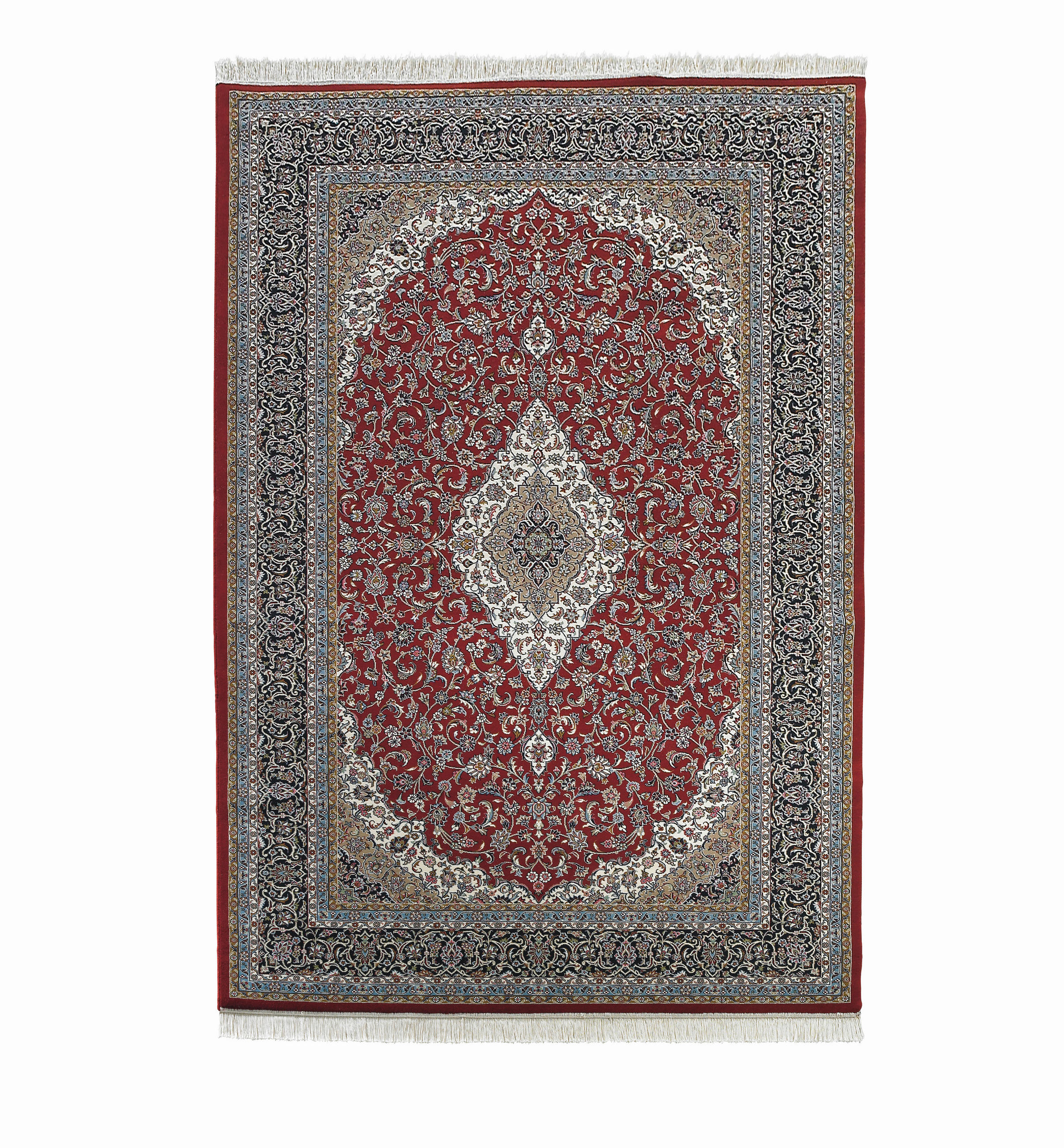 SZŐTT SZŐNYEG  Isatis Keshan rot  - piros, Lifestyle, textil (200/300cm) - Cazaris