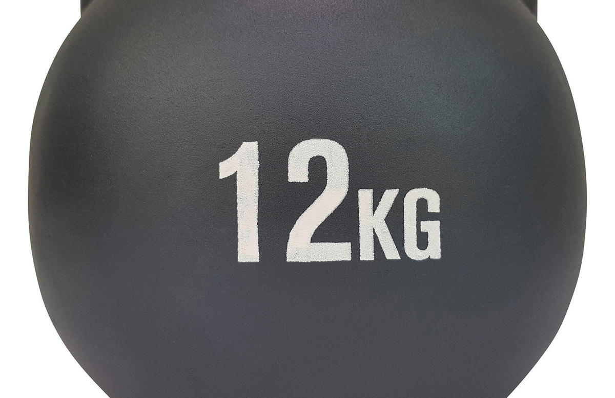 KUGELHANTEL  - Schwarz, KONVENTIONELL, Metall (21/21/27cm)