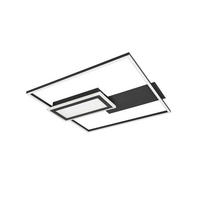 LED-DECKENLEUCHTE     - Weiss/Schwarz, Design, Kunststoff/Metall (53/4.5/50cm)