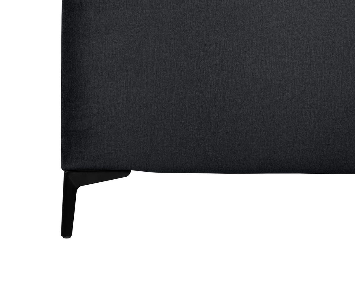 POLSTERBETT Lattenrost, Bettkasten 140/200 cm  in Schwarz  - Birkefarben/Schwarz, KONVENTIONELL, Holz/Textil (140/200cm) - Boxxx