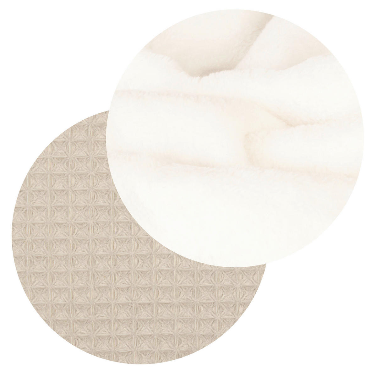 SCHMUSEDECKE  100/75 cm  - Sandfarben, Basics, Textil (100/75cm) - Babybay