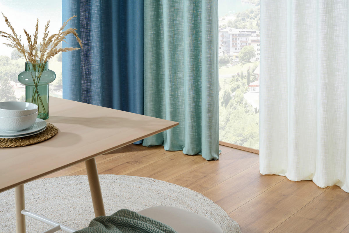 ZÁVĚS S OČKY, neprůsvitné, 135/270 cm - bílá, Basics, textil (135/270cm) - Esposa