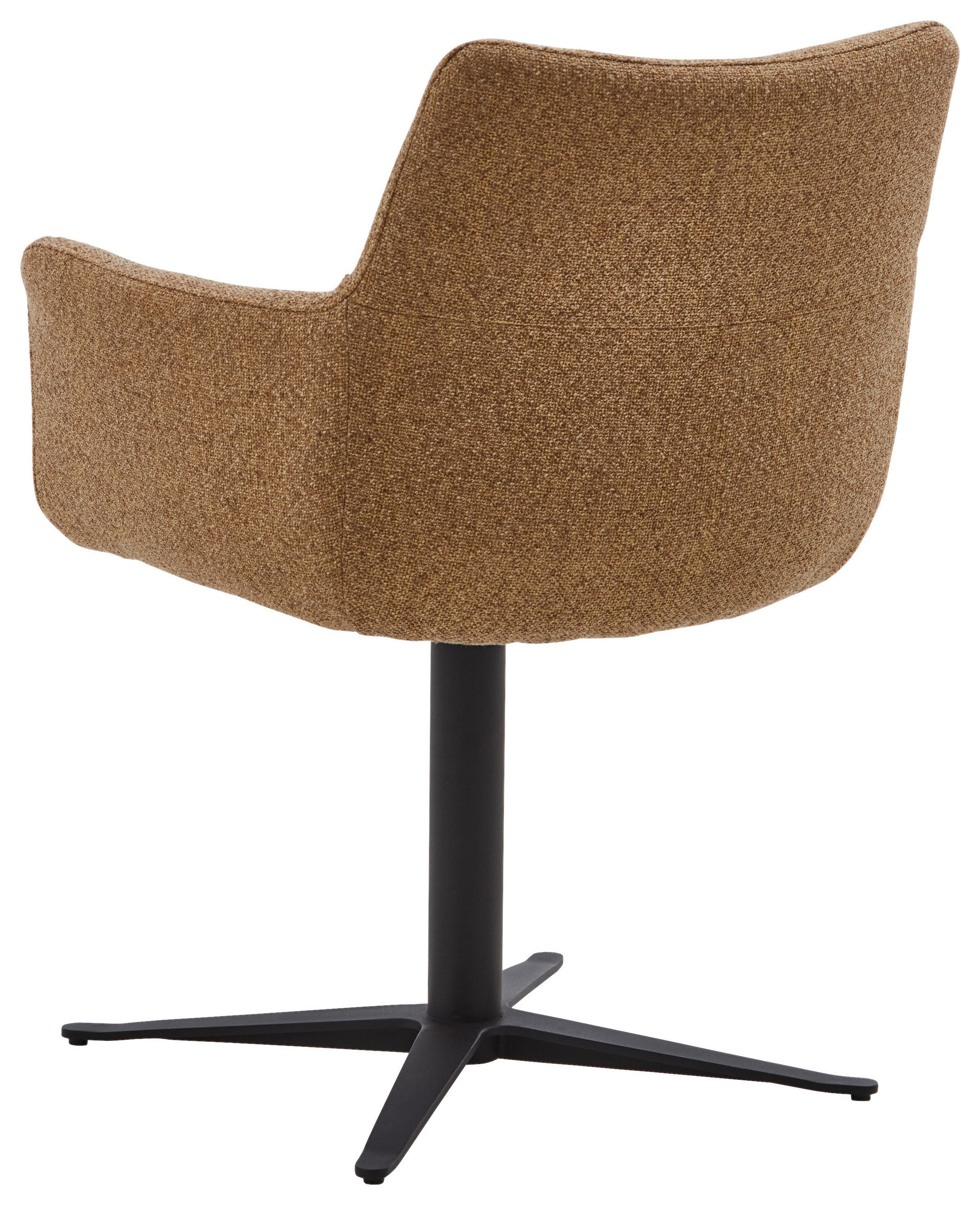 ARMLEHNSTUHL  in Eisen Webstoff  - Gelb/Schwarz, Design, Textil/Metall (64/84/66cm) - Valdera