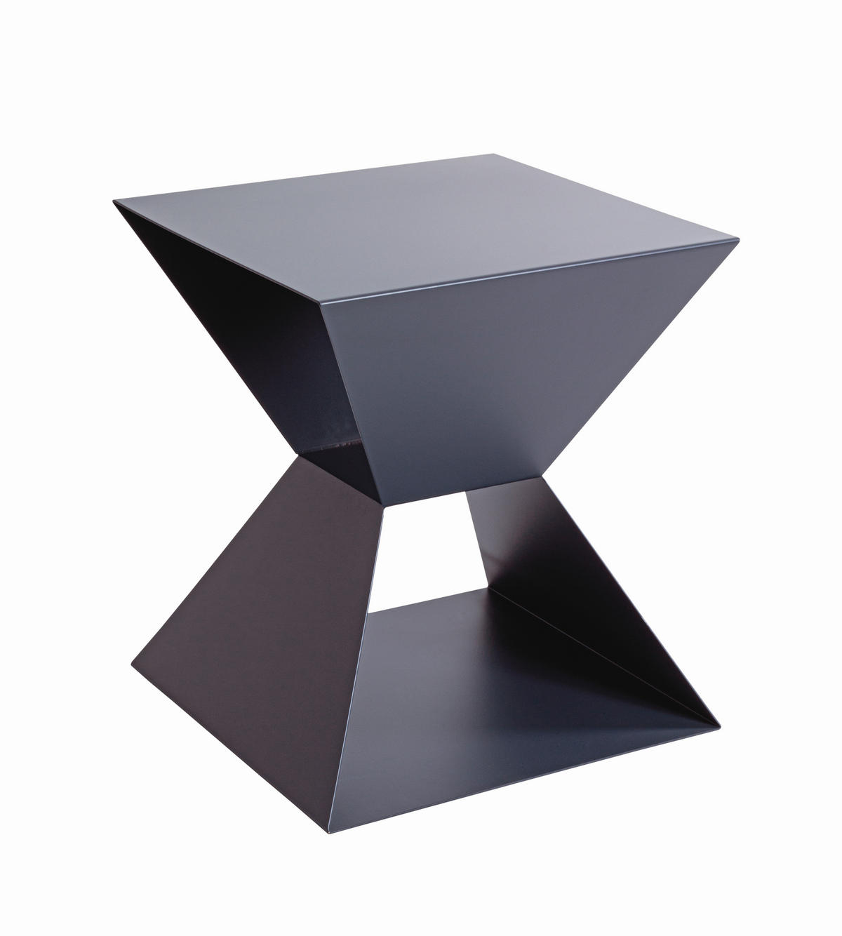 BEISTELLTISCH in Metall 40/40/45 cm  - Graphitfarben, Design, Metall (40/40/45cm)