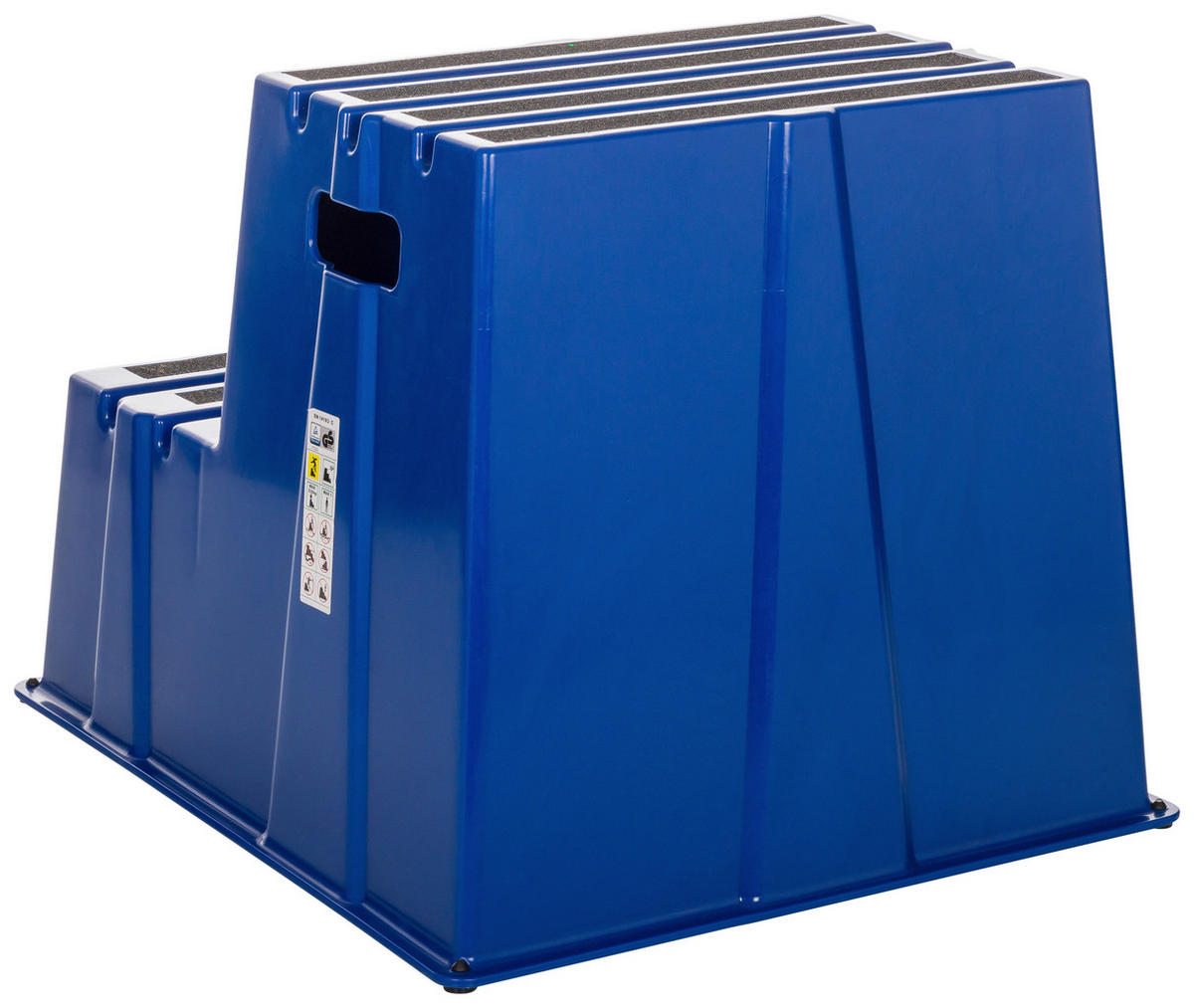 TRITTHOCKER Blau  - Blau, Basics, Kunststoff (57/51/65cm) - MID.YOU
