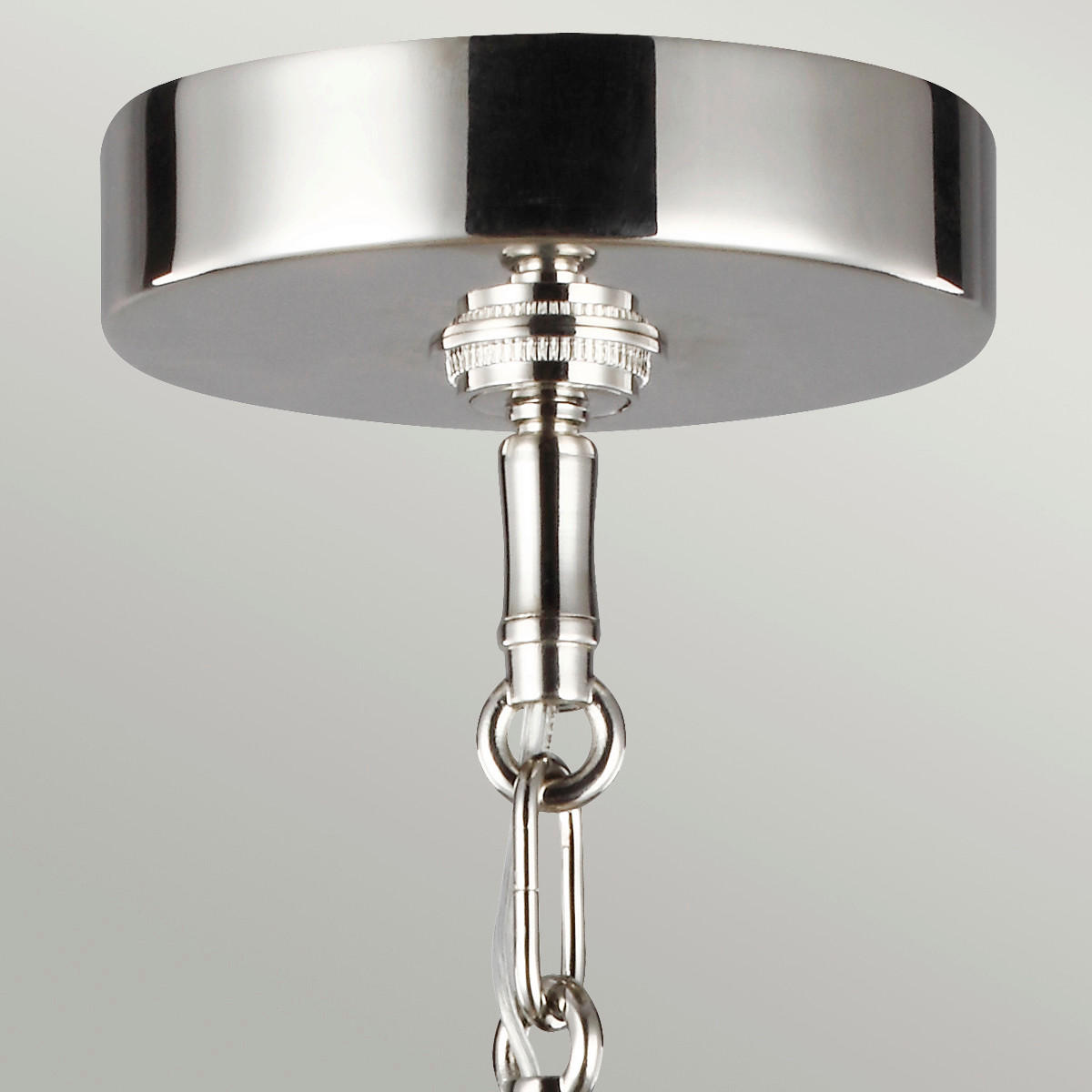 HÄNGLAMPA Harper 1 35.2/74 cm  - nickelfärgad, Design, metall/glas (35.2/74cm) - Elstead Lighting