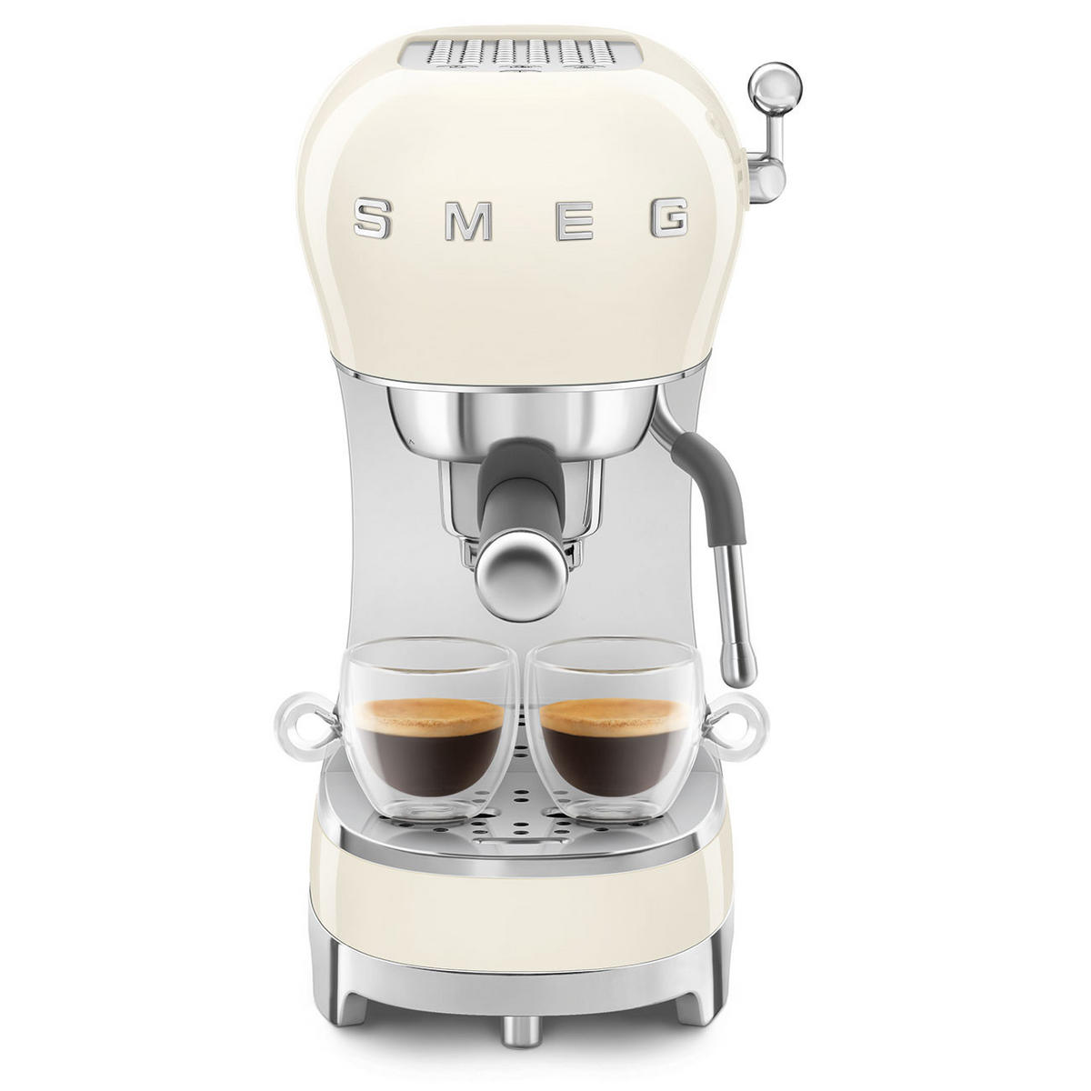 ESPRESSOMASCHINE 50´s Style  - Creme, Design, Kunststoff/Metall (14,9/33/32,9cm) - SMEG