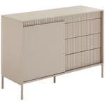 KOMMODE  in 110,8/77,8/40 cm  - Kaschmir, Trend, Holzwerkstoff/Metall (110,8/77,8/40cm) - Xora