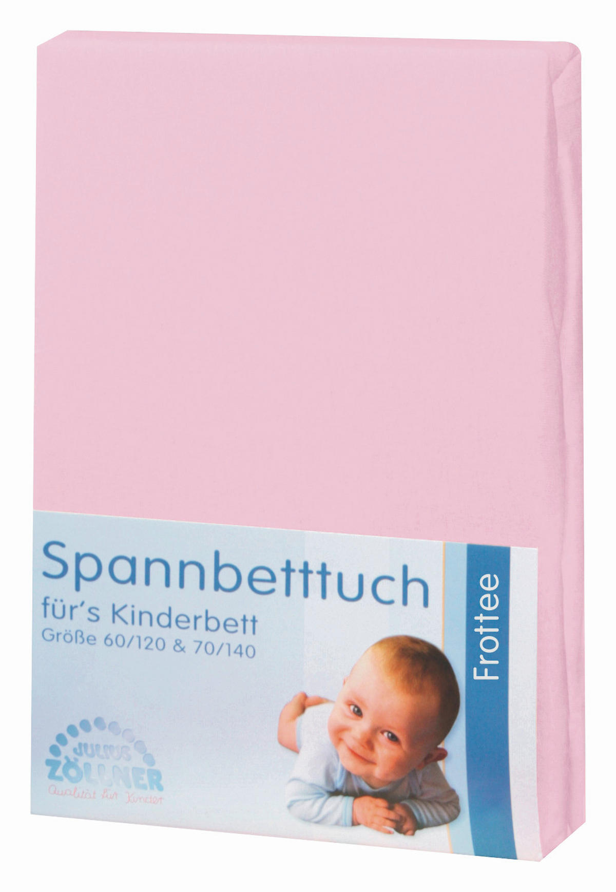 KINDERSPANNBETTTUCH   - Rosa, Basics, Textil (70/140cm) - Julius Zöllner