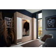 GARDEROBE 10-teilig  in 250/233/59 cm  - Eichefarben/Weiß, Design, Holzwerkstoff/Textil (250/233/59cm) - Moderano