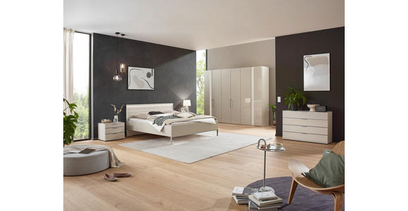 SCHLAFZIMMER Champagner  - Champagner, Design, Glas/Holzwerkstoff (180/200cm) - Dieter Knoll