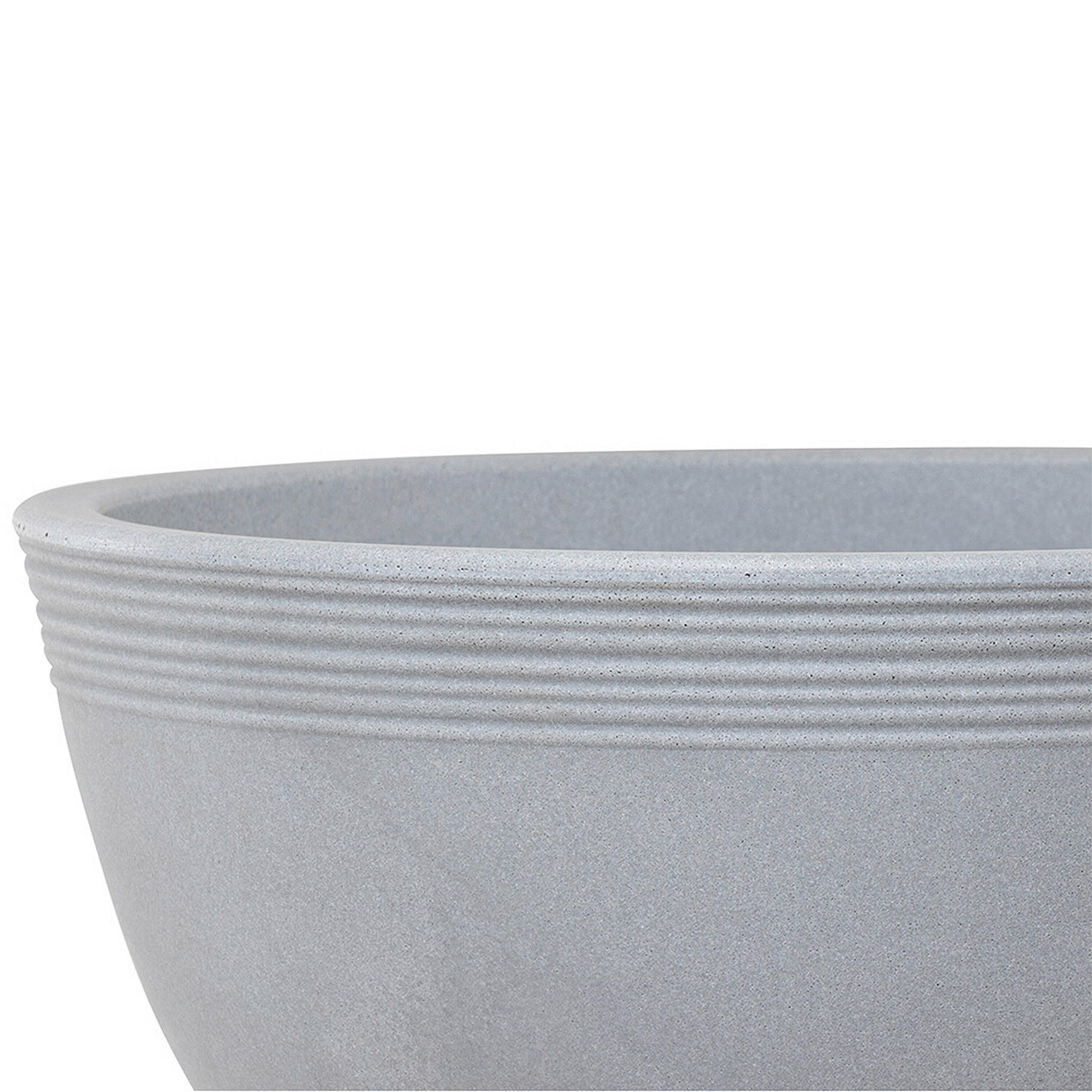 PFLANZENTOPF   - Grau, Basics, Kunststoff (48/22cm) - Siena Garden
