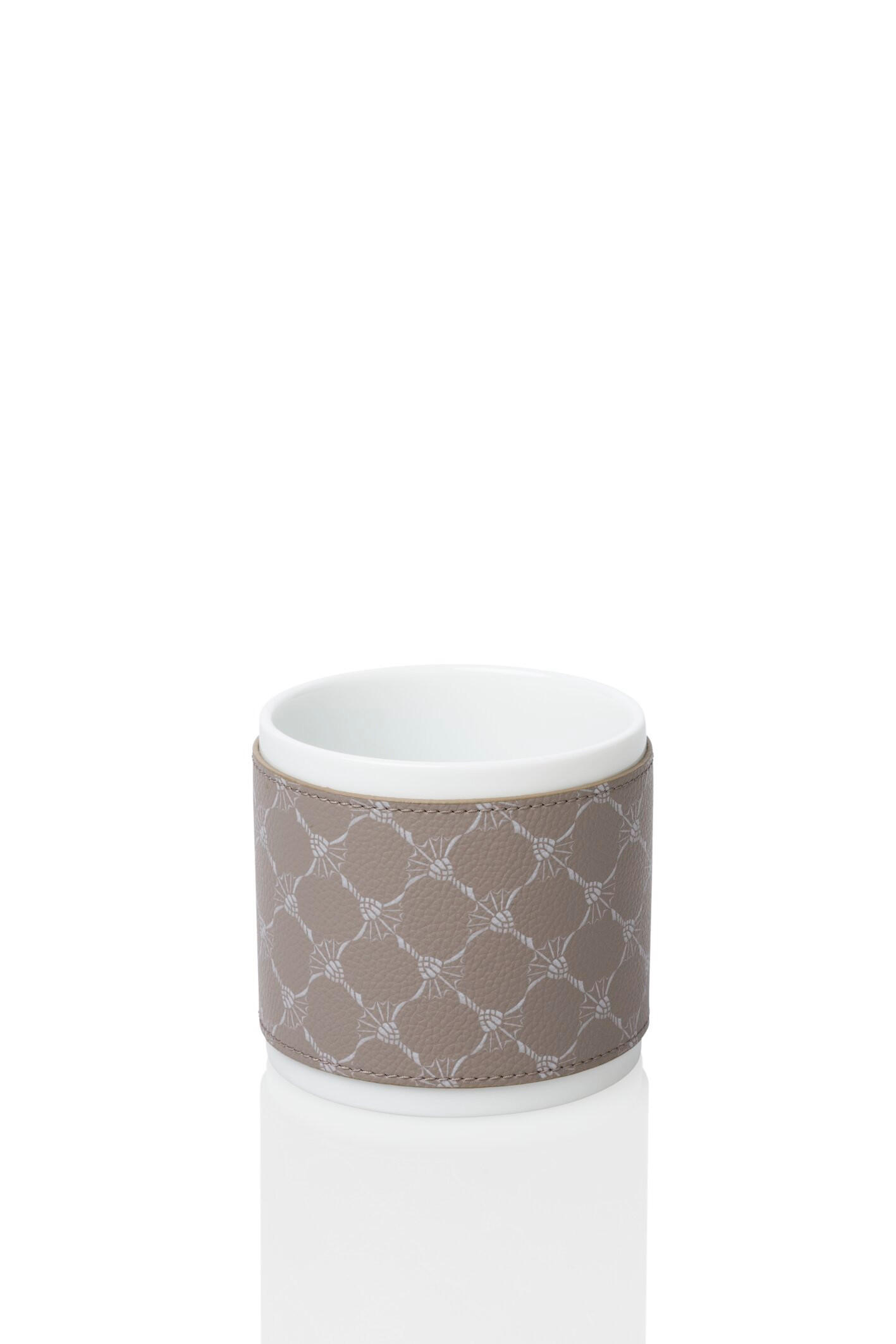 Joop! Zahnputzbecher Cornfloweraccessoires Grau, Weiß 9.5x9x9.5 cm