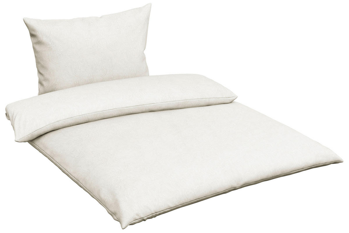 BETTWÄSCHE Frühjahr/Sommer 2024 Damast 140/200 cm  - Creme, KONVENTIONELL, Textil (140/200cm) - Fleuresse