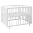 LAUFGITTER 100/75/68 cm  - Weiß, Basics, Holz/Kunststoff (100/75/68cm) - My Baby Lou