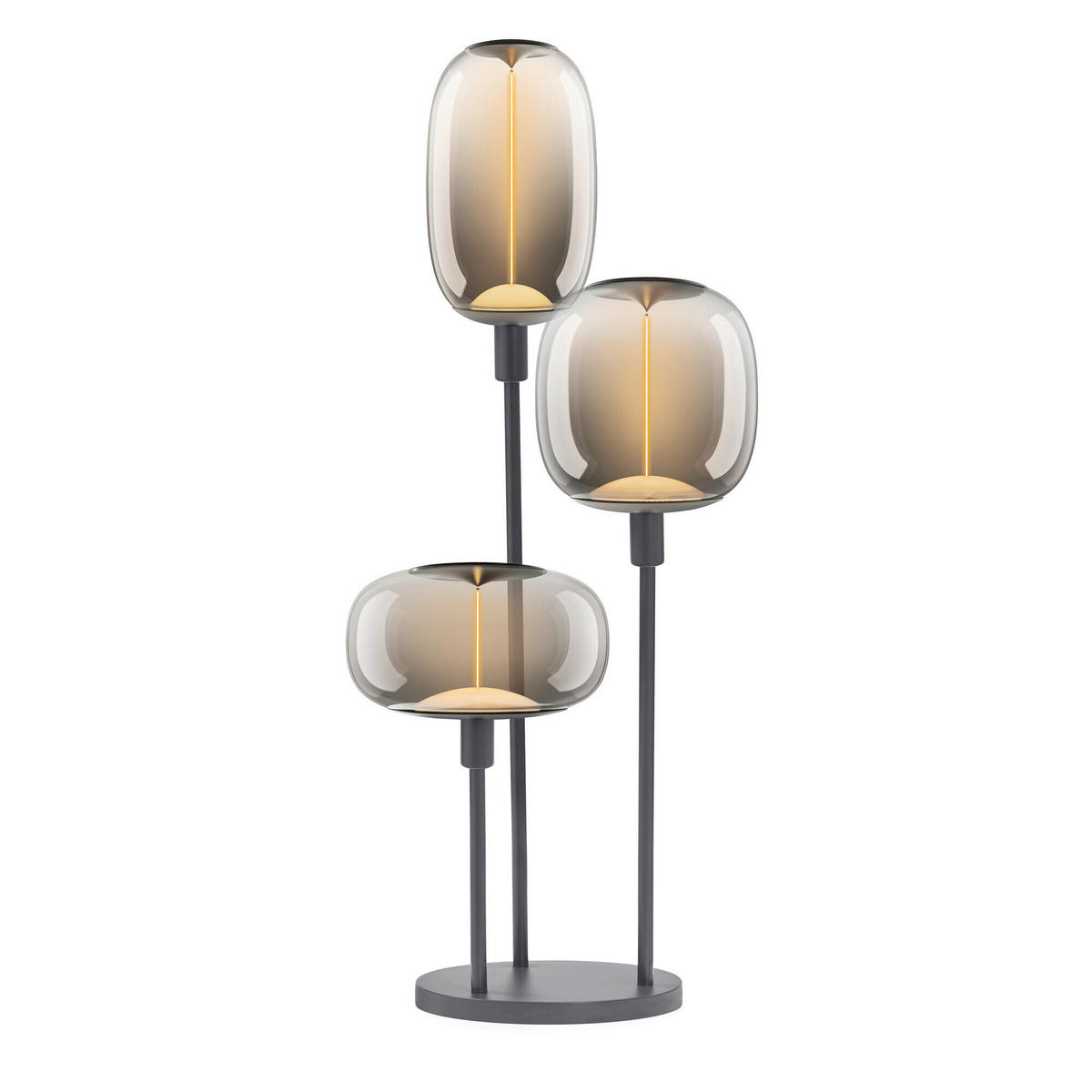 kein Gläser inkl 32/78 cm   - Dunkelgrau, Basics, Metall (32/78cm) - Osram