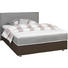BOXSPRINGBETT 160/200 cm in Braun, Hellgrau - Silberfarben/Hellgrau, Design, Holz/Textil (160/200cm) - Carryhome BOXSPRINGBETT 160/200 cm in Braun, Hellgrau - Silberfarben/Hellgrau, Design, Holz/Textil (160/200cm) - Carryhome