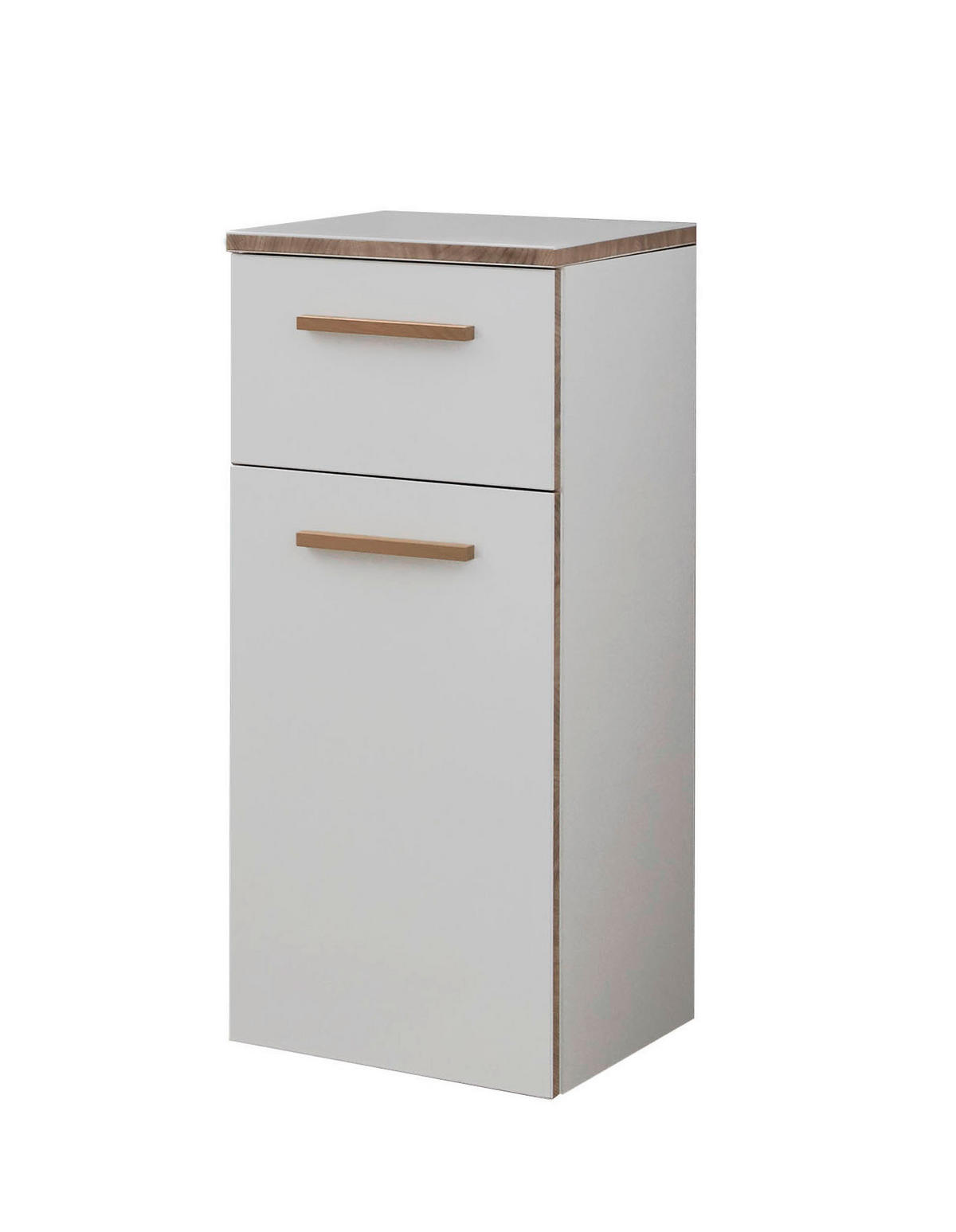 SPODNJA OMARICA 30/72/33 cm  - barve hrasta/bela, Konvencionalno, leseni material/les (30/72/33cm) - Xora