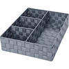 ORGANIZÉR šedá - šedá, Basics, plast (32/10/32cm)