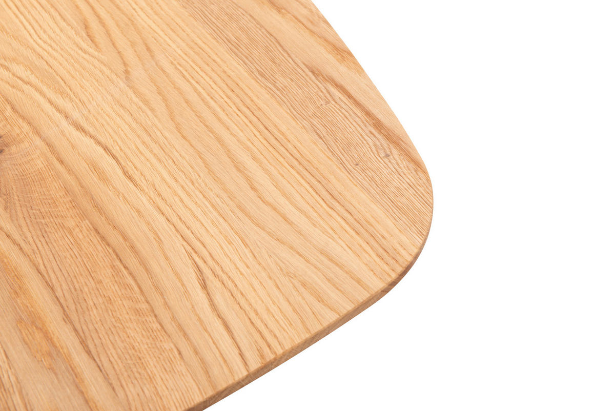 ESSTISCH Eiche vollmassiv oval Eichefarben  - Eichefarben, Design, Holz (160/100/76cm) - Welnova