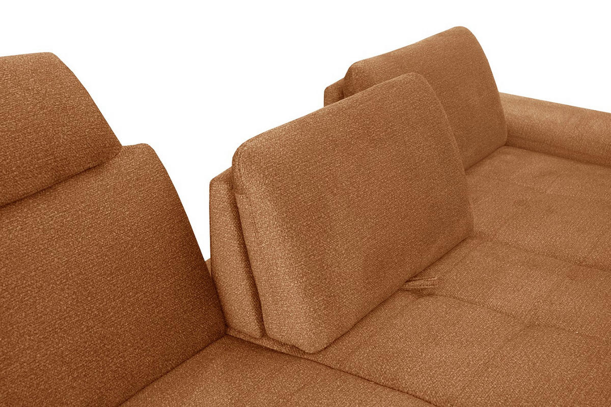 SAROKGARNITÚRA textil barna, bézs  - bézs/krómszínű, Basics, textil (312/206cm) - Xora