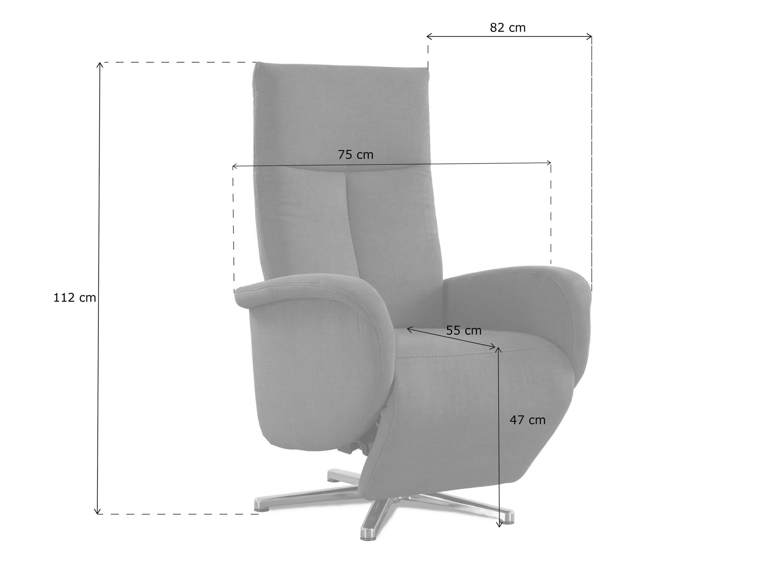 DREHSTUHL Schwarz  - Chromfarben/Schwarz, KONVENTIONELL, Leder/Metall (75/112/82cm) - Sit & More